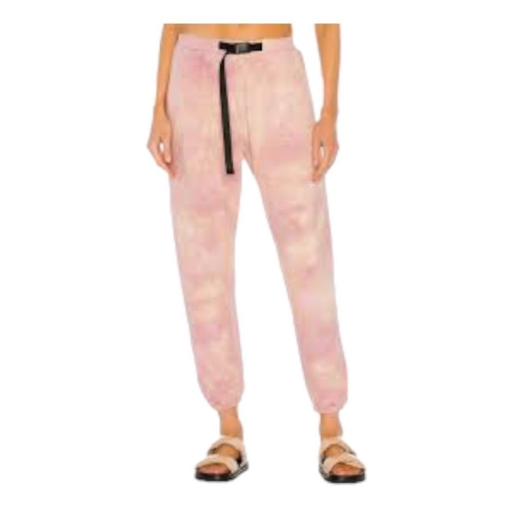John Elliot Vapor Tie Dye Woman’s belted Sweatpants NWT size 1/S